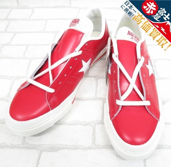 2S7051/未使用品 CONVERSE ONE STAR J 日本製 コンバース ワンスターJ スニーカー 27cm_1