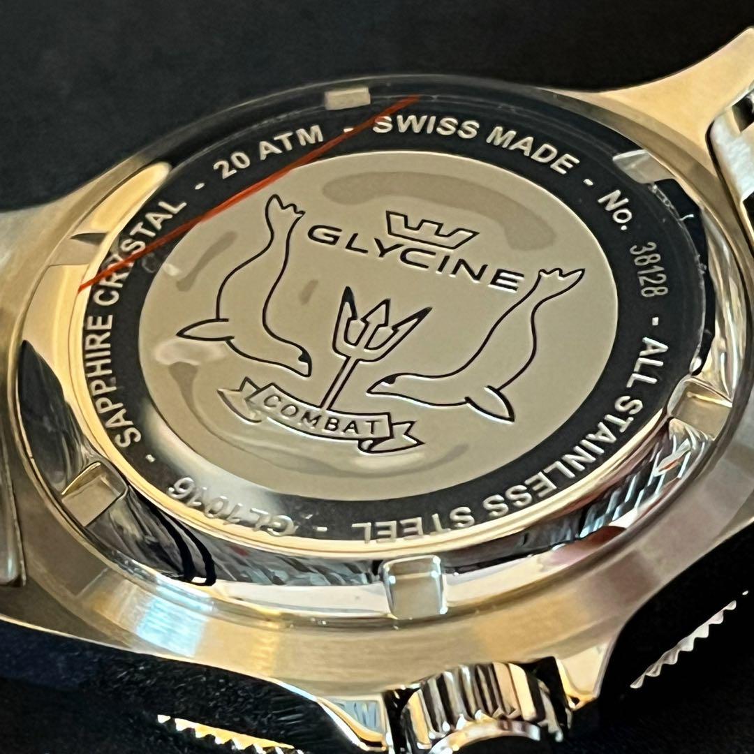 男女兼用 【激レア!!】Glycine/グリシン/メンズ腕時計/新品/ブラック色