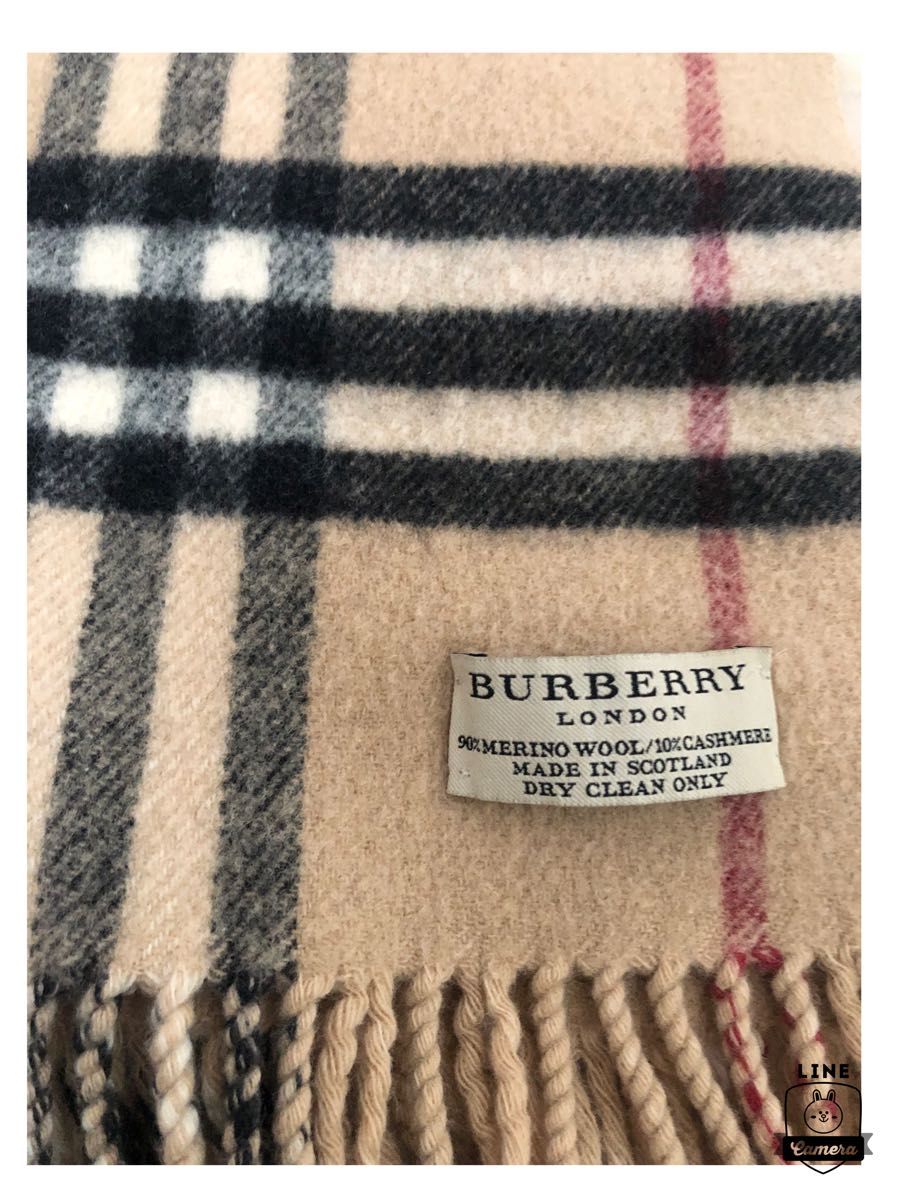 美品』Burberry London マフラー カシミヤとウール - マフラー 美品』Burberry London マフラー カシミヤとウール - マフラー