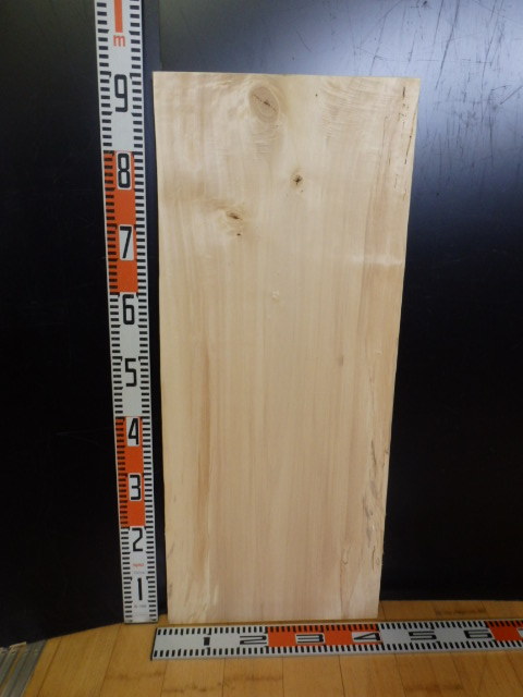 e3041238 ポプラ●約90cm×37cm×2.3cm☆無垢板１枚板 木材 板 DIY 板材 天板 棚板 テーブル 看板 花台など種類豊富！_画像6