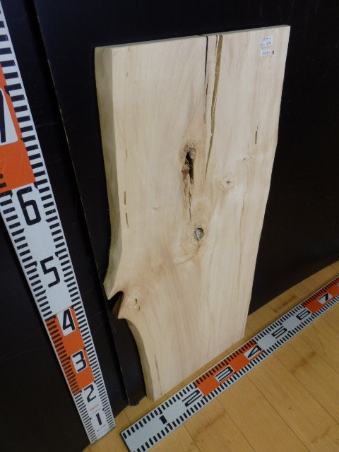 e3041242 ポプラ●約71.5cm×35cm×2.2cm☆無垢板１枚板 木材 板 DIY 板材 天板 棚板 テーブル 看板 花台など種類豊富！ _画像4