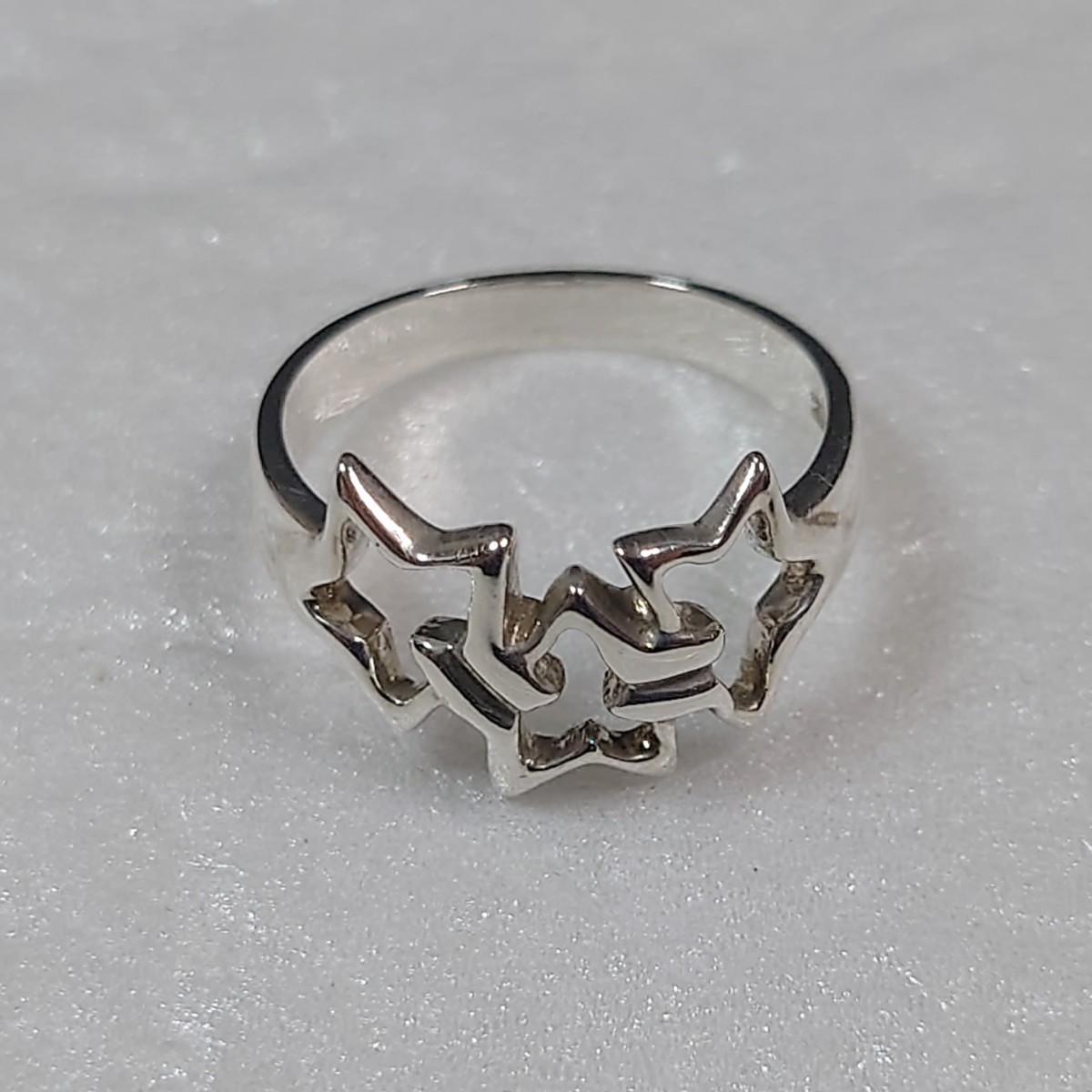 TIFFANY&Co 】ティファニー トリプルスター リング シルバー925 TIFFANY&Co 】ティファニー トリプルスター リング シルバー925