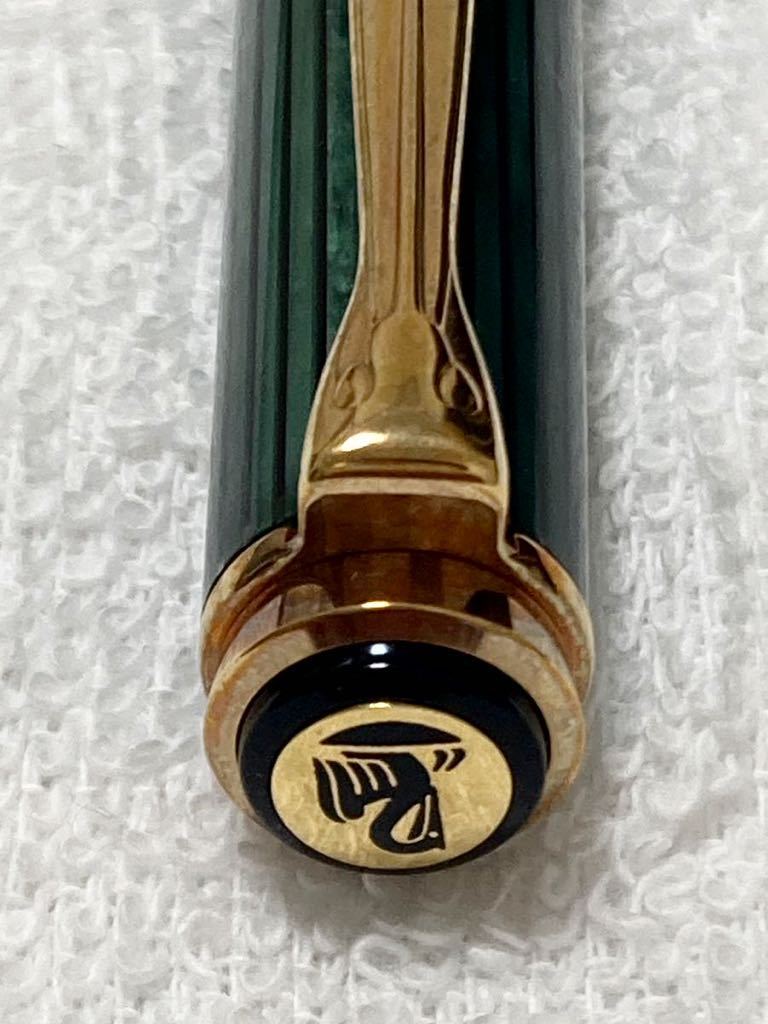 J105K ペリカン　ボールペン　W.-GERMANY 緑縞　箱保付