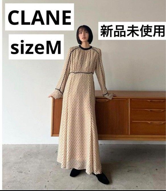 新品 CLANE DOT CUT JAQUARD ONE PIECE クラネ 花柄|PayPayフリマ
