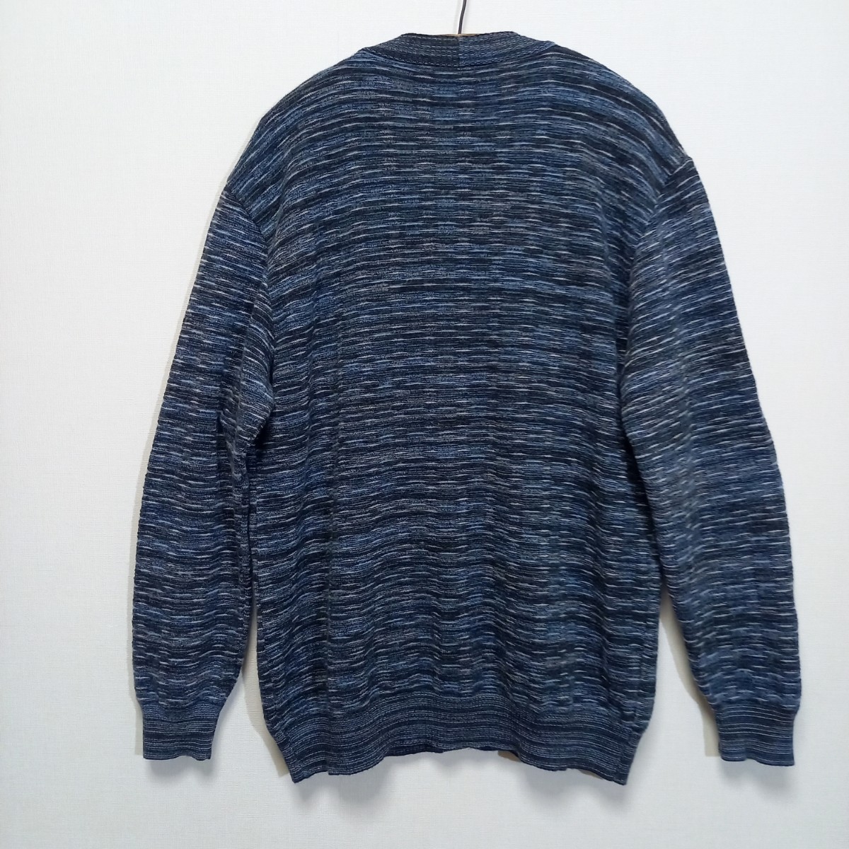 {... one put on / rare cold color } superior article made in Italy Missoni melino wool moheyafi Anne mart knitted cardigan men's M sweater MISSONI