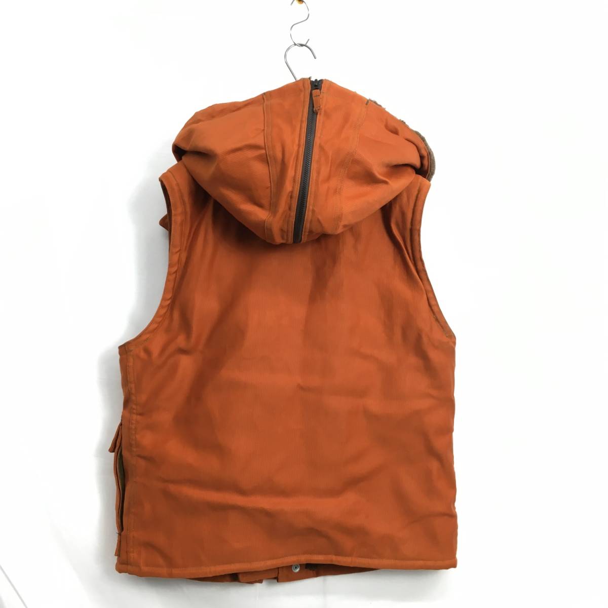 KZ5877★FREEWHEELERS : FLIGHT DECK CREW VEST★42★オレンジ 定価\110,000- フリーホイーラーズ デッキクルーベストの画像5