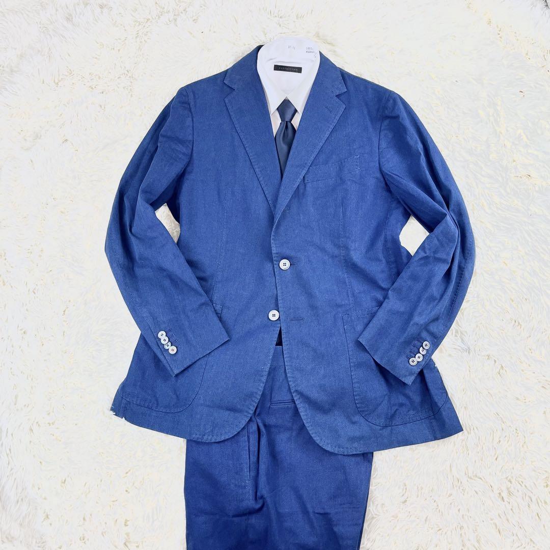定価35万> stile latino スティレラティーノ DENIM デニム スーツ