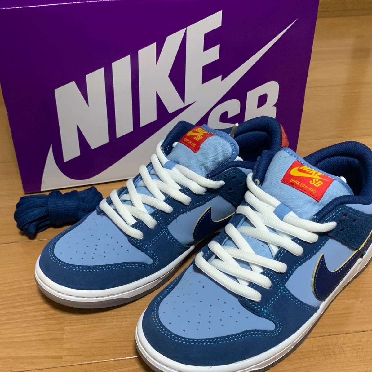 Why So Sad? Nike SB Dunk Low 中古品 ワイソーサッド ナイキ ダンク DX5549-400 早い者勝ち