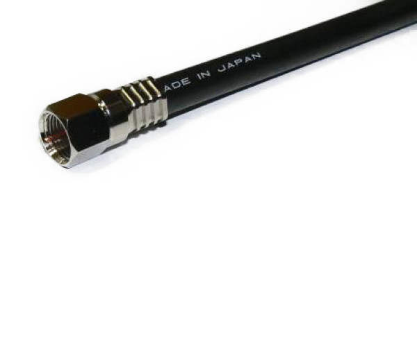 * prompt decision connector attaching 3 -ply shield coaxial cable 5C 15m black color 