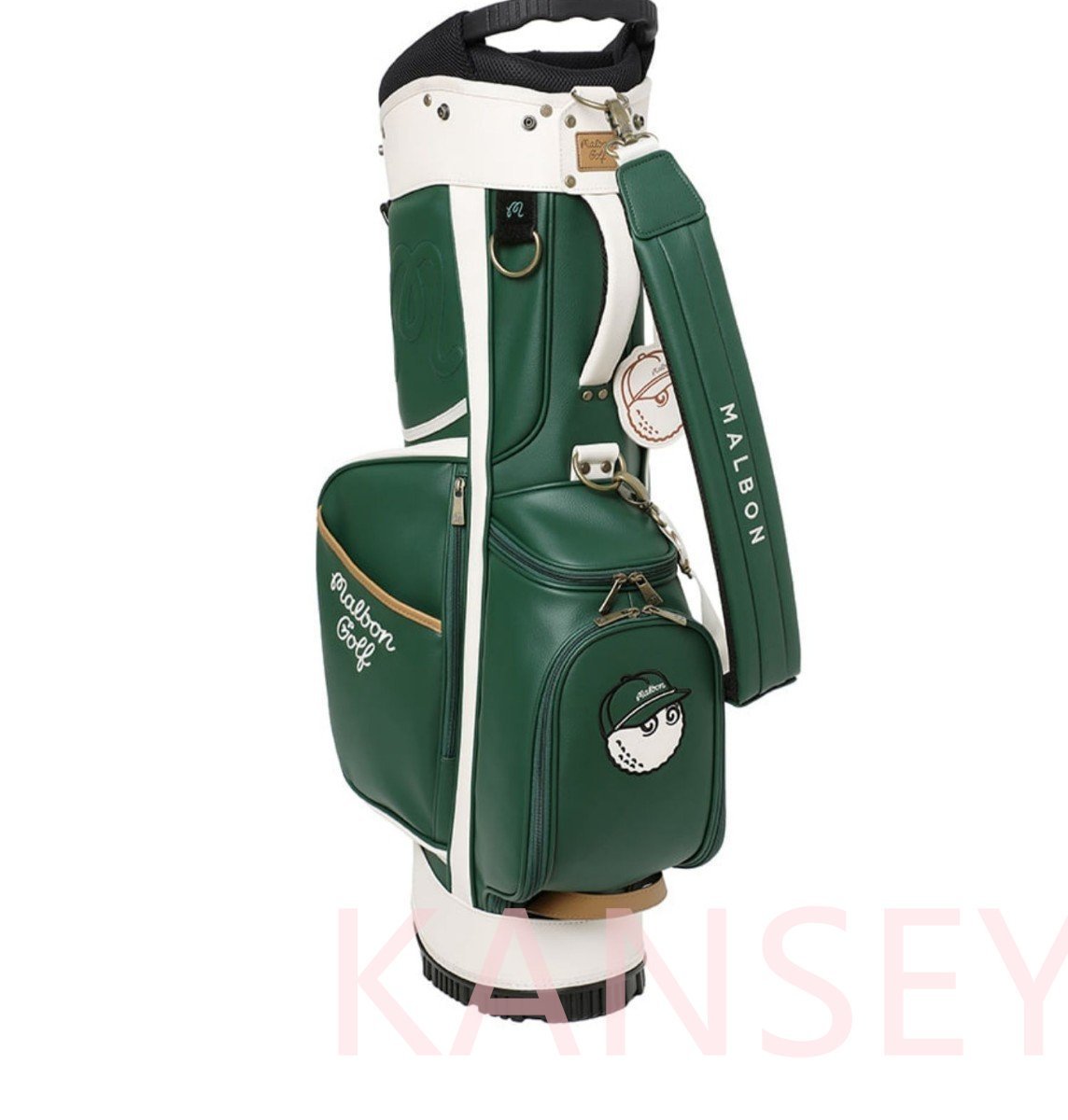 malbon golf ○マルボンゴルフ キャディバッグ ゴルフバッグ グリーン