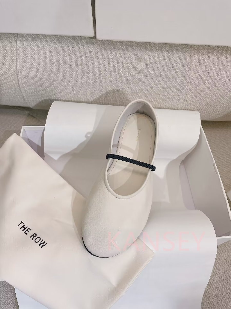 最大69%オフ! 未使用美品 ザロウ the row ラム革 バレエシューズ 37
