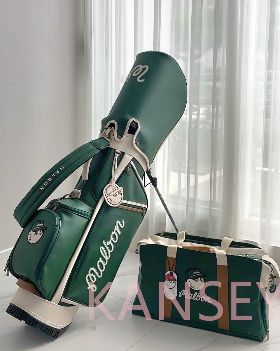 malbon golf ○マルボンゴルフ キャディバッグ ゴルフバッグ グリーン