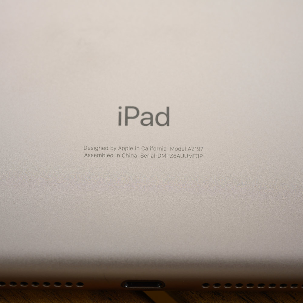 美品】iPad(第7世代) 10.2インチ 32GB ゴールド WiFiモデル MW762J/A
