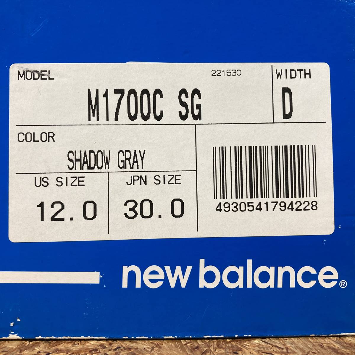 New Balance nonnative M1700C SG US12 30cm コラボ 別注 限定 ノンネイティブ vendor ベンダー M1300カラーの画像10