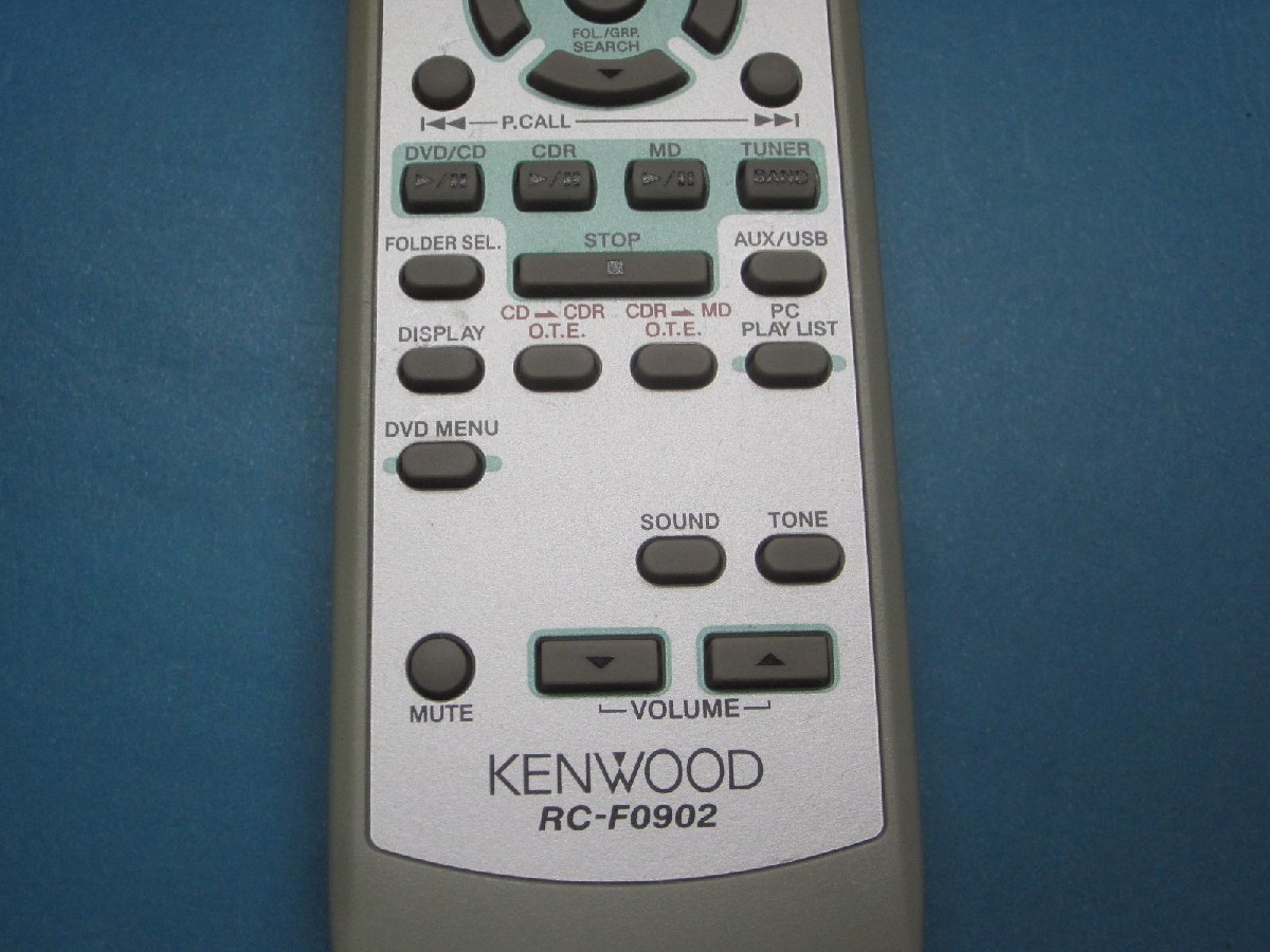 KENWOOD★動作確認済★PCオーディオ SJ-9PC 用★リモコン★RC-F0902_画像3