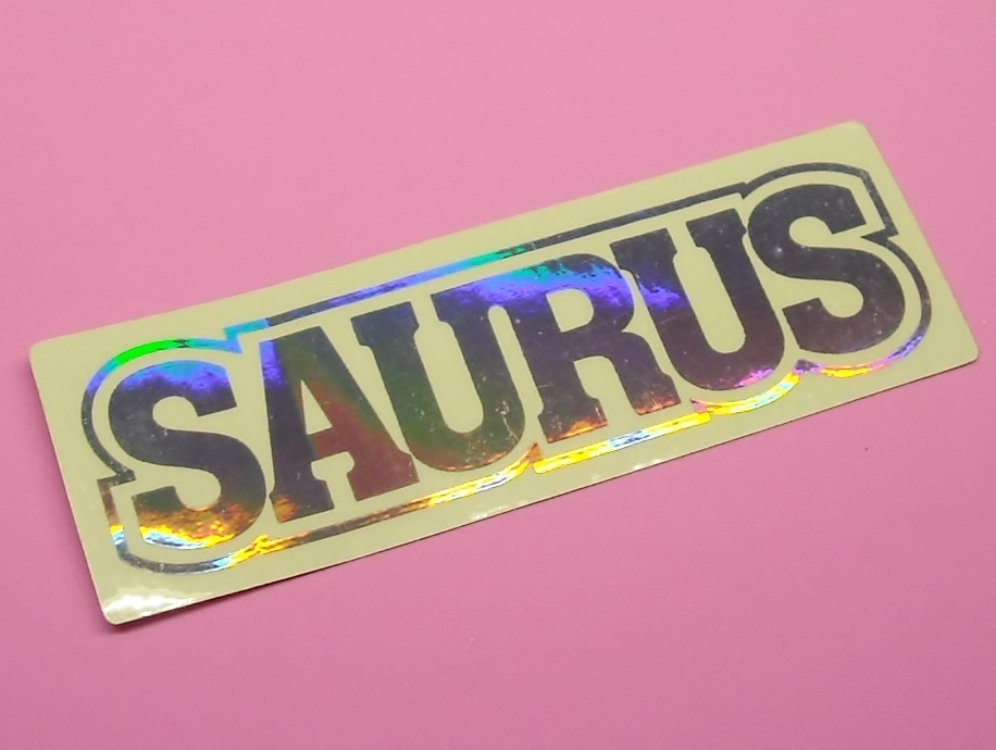  Zaurus ZAURUS silver logo-sticker 132×44mm seal 