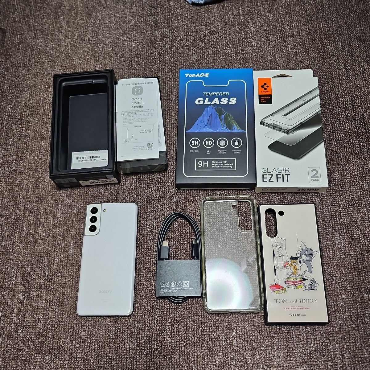 Samsung Galaxy S21 5G ファントムホワイト ROM256GB/RAM8GB 超美品