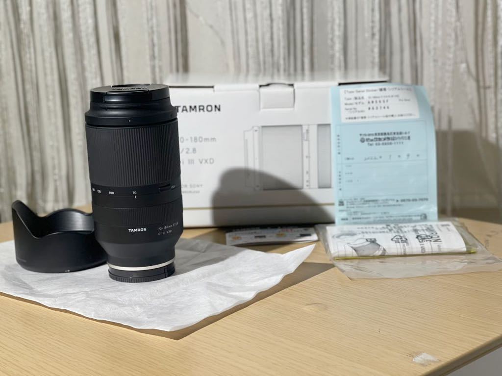TAMRON 70-180mm F/2.8 Di III VXD(Model A056)極美品 箱・保証書