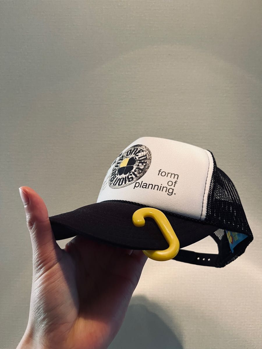 ONE DECISION AWAY】DREAMER'S HAT 黒色×黄色 BLACK×YELLOW メッシュ