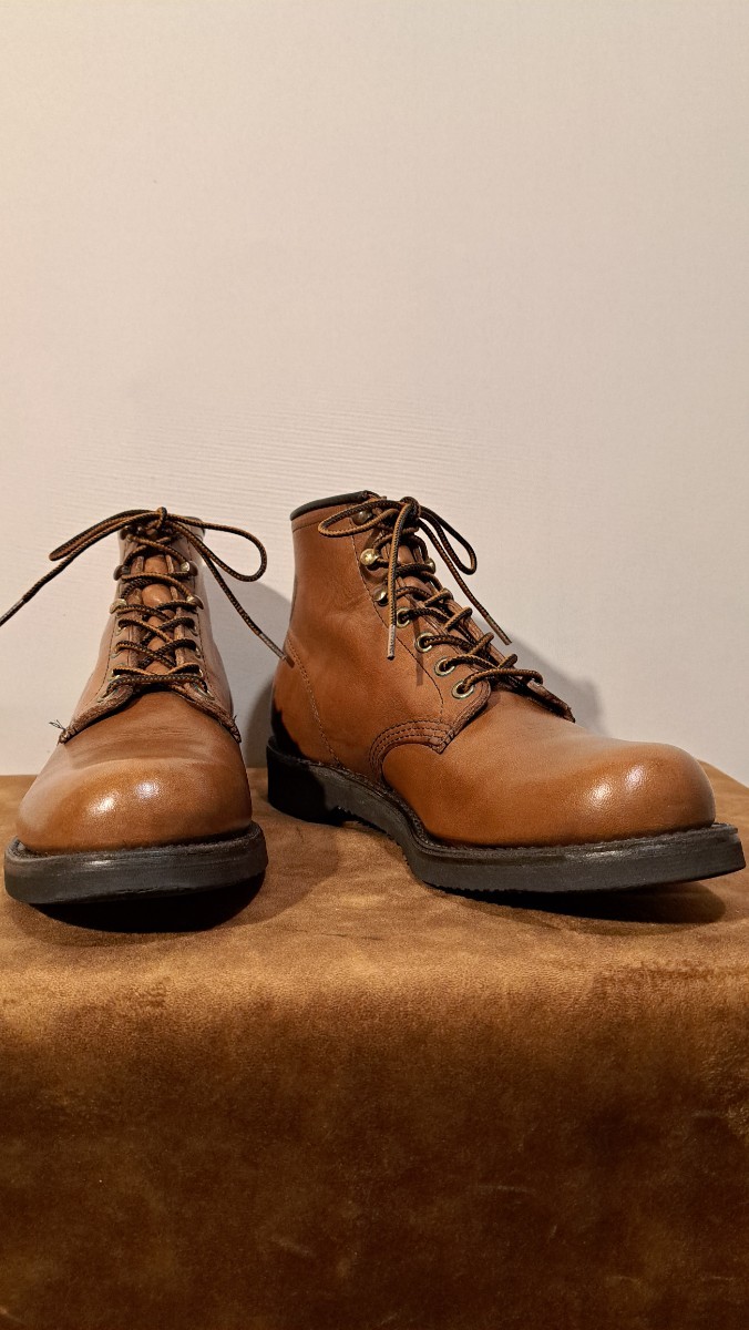 1980年代■黒タグ　CHIPPEWA チペワ 7EE(25～26cm)　プリント