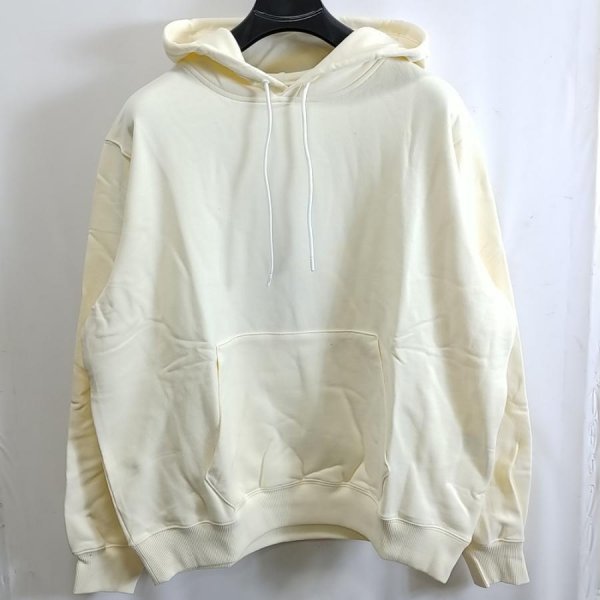 新品 即決 MSGM エムエスジーエム メンズ パーカー Mサイズ クリーム色
