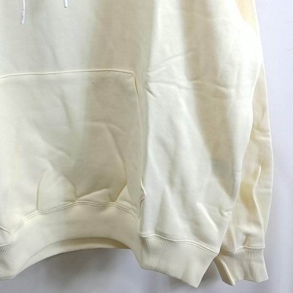新品 即決 MSGM エムエスジーエム メンズ パーカー Mサイズ クリーム色