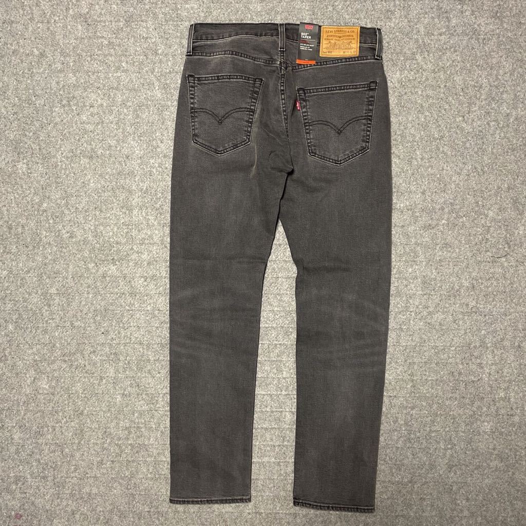 W29 ★ 新品 リーバイス 502 ウォーム ブラックデニム レギュラーテーパー ストレッチ LEVI'S 暖パン WARM 黒 ジーンズ パンツ 29507-1093_画像3