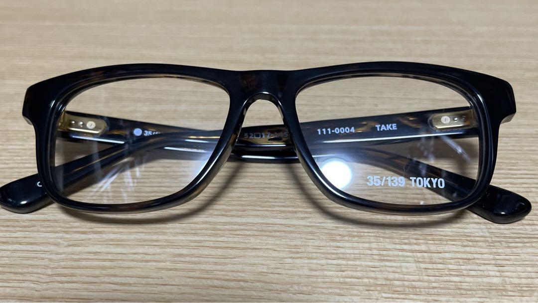 今日の超目玉 新品 35/139 TOKYO ウエリントン 眼鏡 111-0004 メガネ