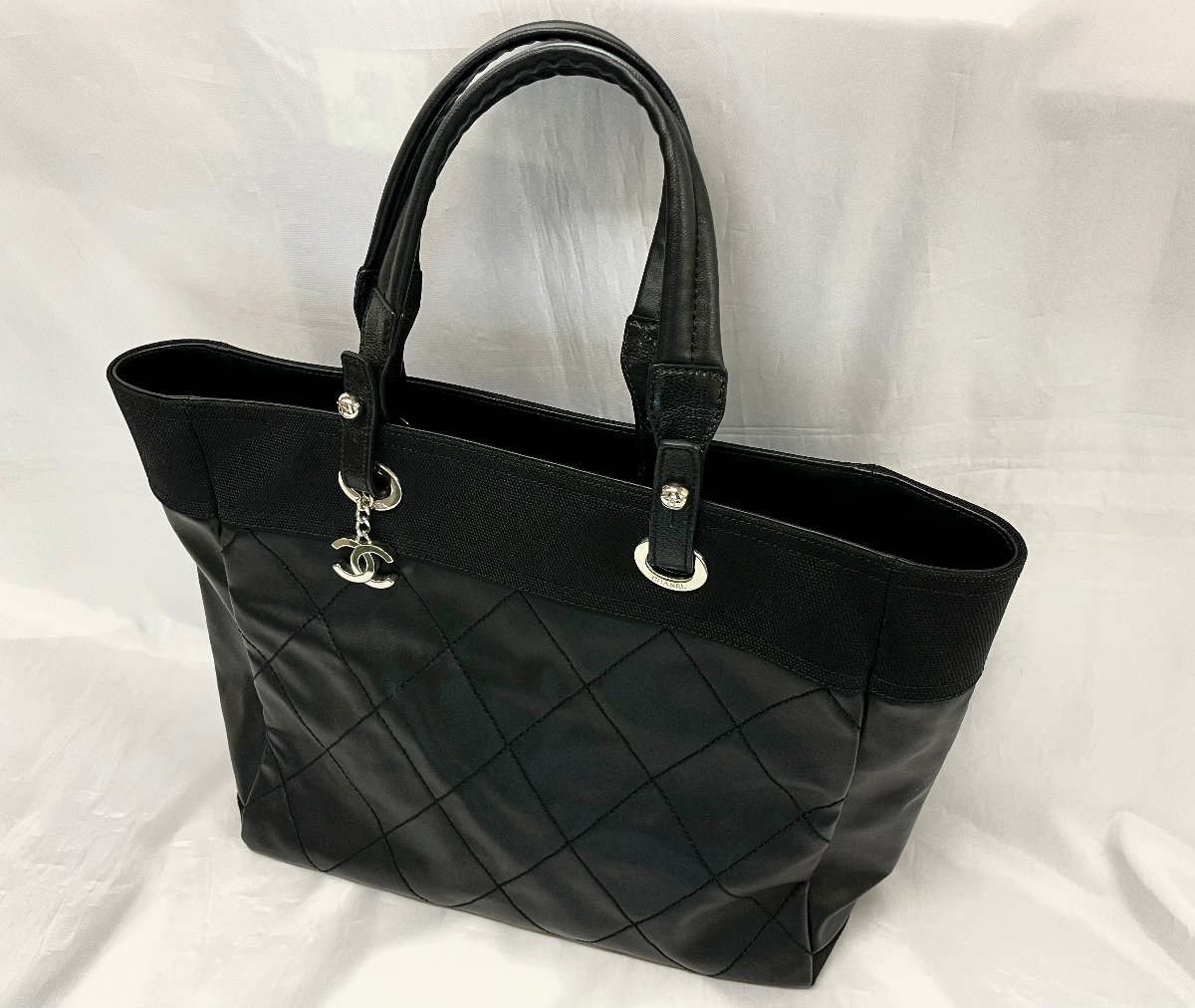 CHANEL】シャネル パリビアリッツ トートMM トートバッグ COCOマーク
