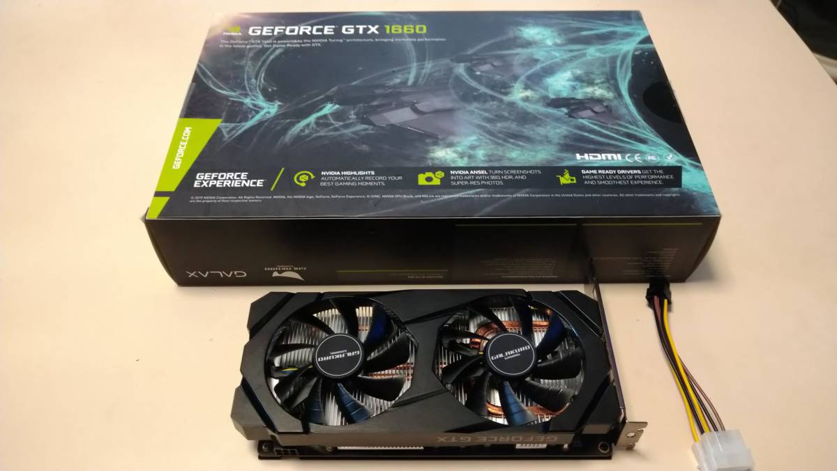 訳あり品送料無料 玄人志向 NVIDIA GeForce GTX 1660 搭載 グラフィックボード 6GB GALAKURO GG-GTX1660-E6GB  DF