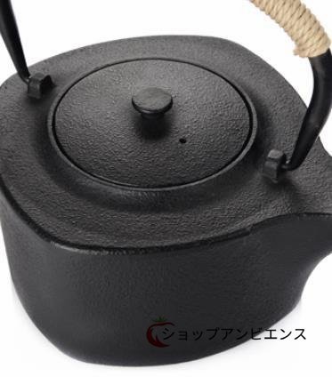 極美品☆南部鉄器 老鉄瓶★新品★茶道具 提梁壺 対応 鉄やかん 鉄分補給 鉄びん_画像4