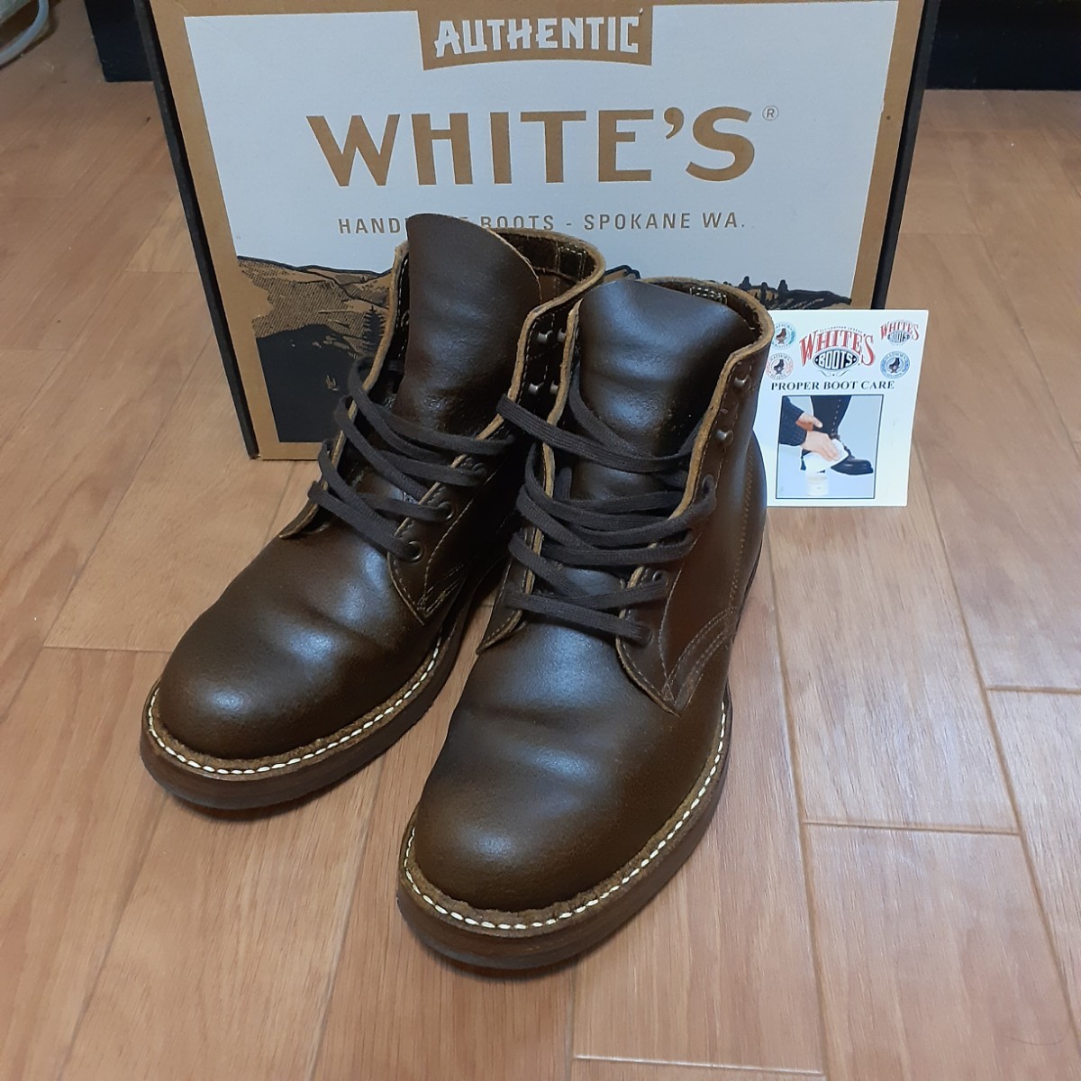 セミドレス ホワイツ 8 2E ドレスブラウン WHITE'S BOOTS