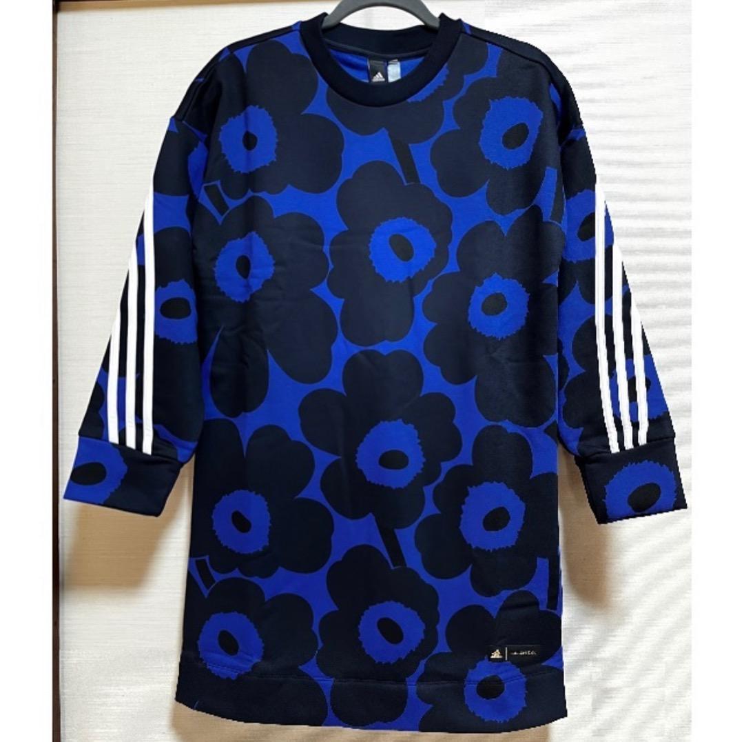 adidas( Adidas ) MARIMEKKO( Marimekko ) женский One-piece тренировочный платье спорт M размер футболка ( с биркой неношеный товар )