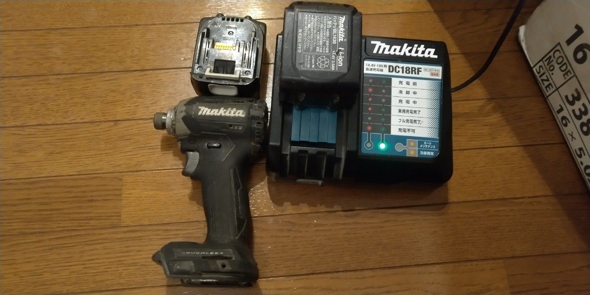 中古 マキタ インパクトドライバー PA6-GF30 14 4V フルセット 中古 マキタ インパクトドライバー PA6-GF30 14 4V フルセット