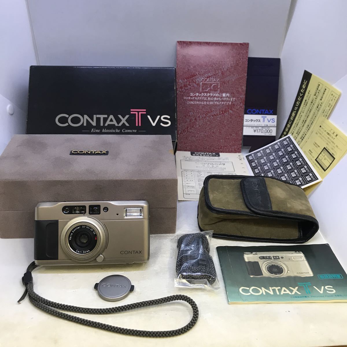 大人気限定SALE ヤフオク! - 美品 元箱 化粧箱付 Contax T Sonnar 38mm