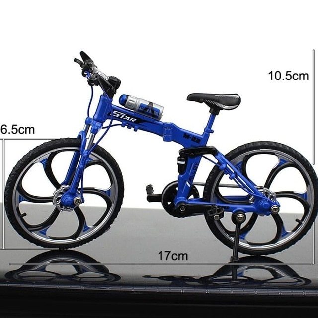 ミニチュア 自転車 模型 マウンテンバイク 1:10 合金 金属 おもちゃ コレクション_画像5