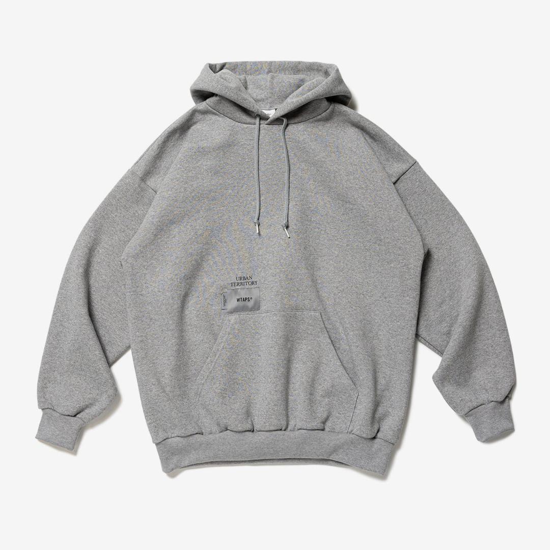 品 22AW WTAPS CROSS BONES HOODY 03 ASH GRAY クロスボーン フーディー パーカー グレー ダブルタッ