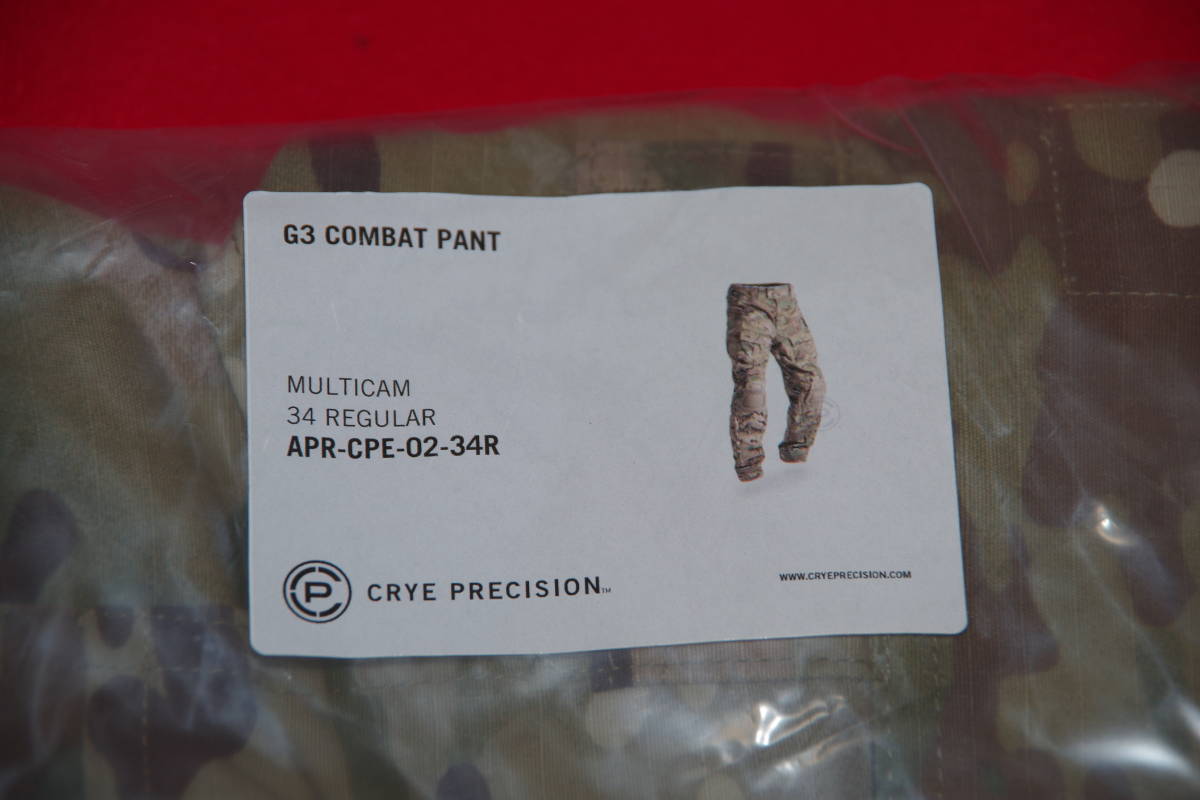 未使用品！マルチカム！【Crye Precision G3 コンバットパンツ (34R)】 Multicam combat pants_画像2