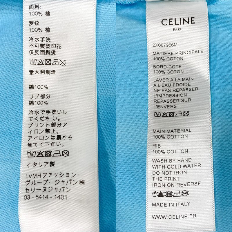 最新発見新品 CELINE セリーヌ メンズ Tシャツ 未使用品