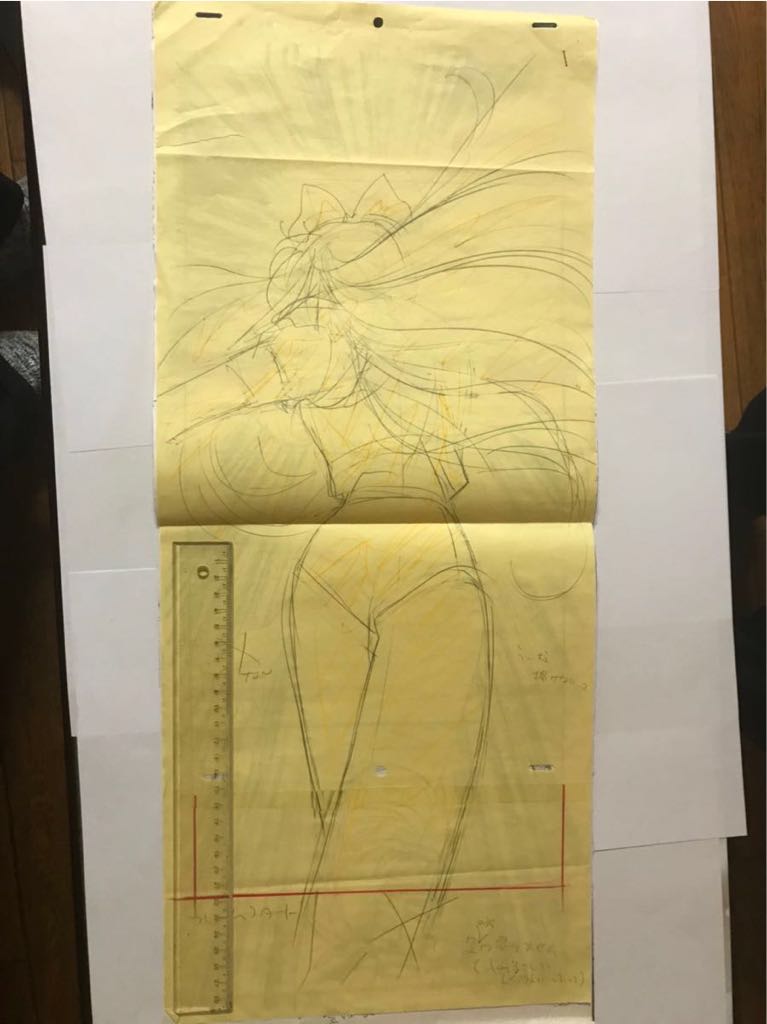 57 大判 セーラームーン 原画 2枚組 セル画 57 大判 セーラームーン 原画 2枚組 セル画