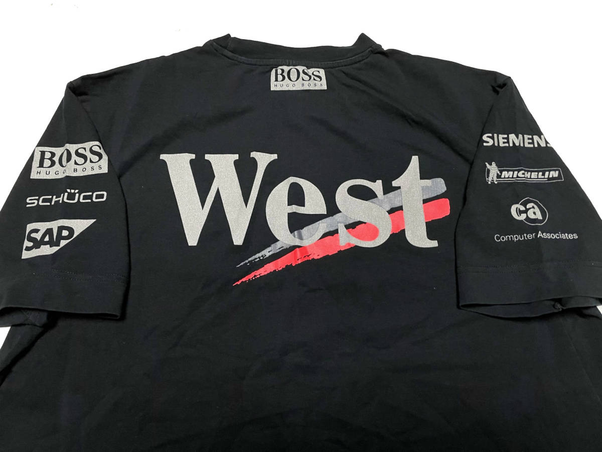 マクラーレン・メルセデス 2004 支給品 Tシャツ West版 非売品 マクラーレン・メルセデス 2004 支給品 Tシャツ West版 非売品