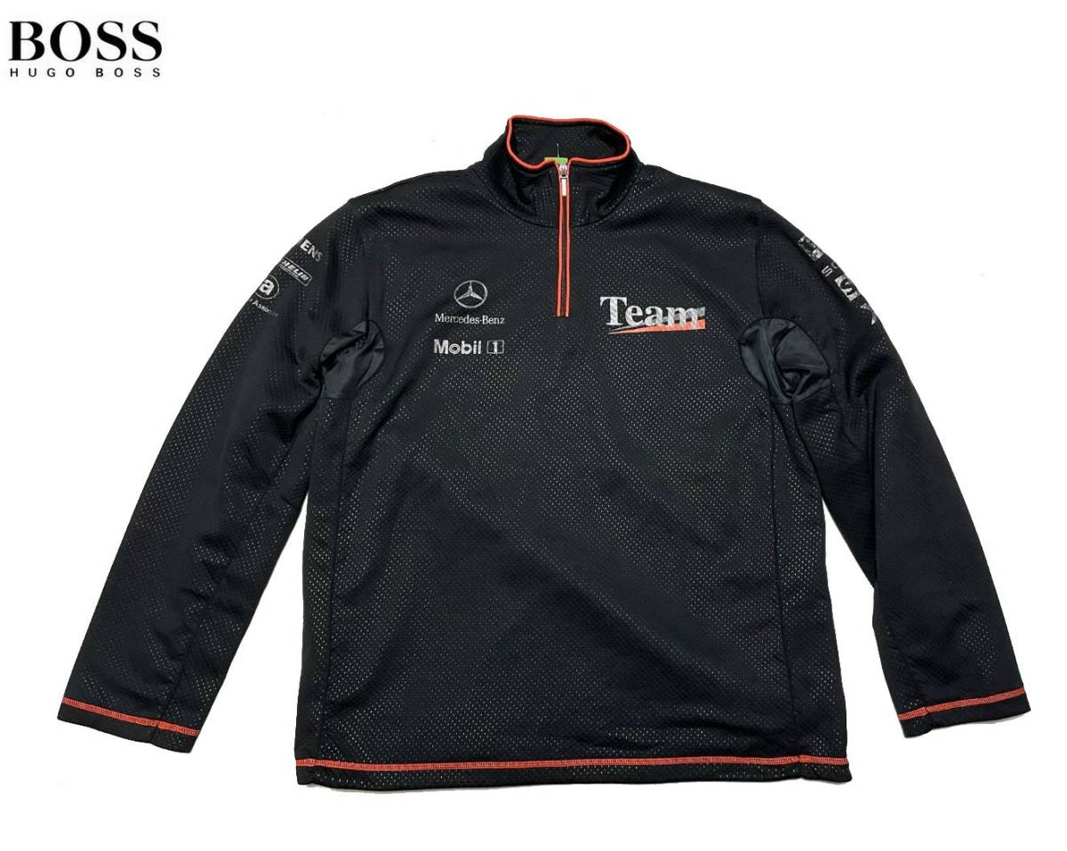 マクラーレン・メルセデス 2005 支給品 ハーフジップ　Team版　XXL　非売品　HUGO BOSS ライコネン　モントーヤ　F1　フリース