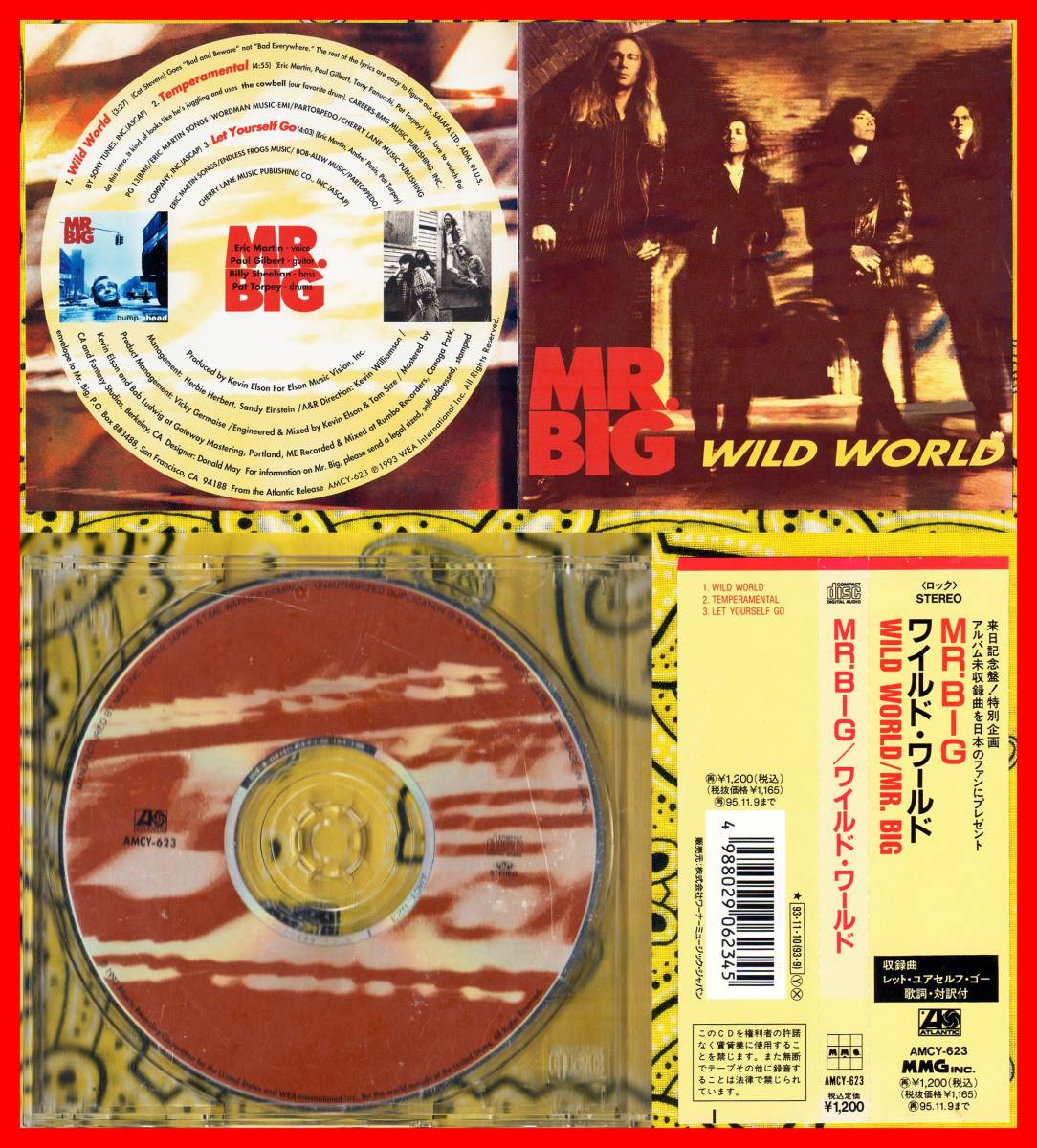 ♪廃盤≪国内盤帯付CD≫MR.BIG(ミスター・ビッグ)/Wild World♪RACER-X♪TALAS♪THE WINERY DOGS♪SONS OF APOLLO_裏ジャケット・表ジャケット/CD/帯