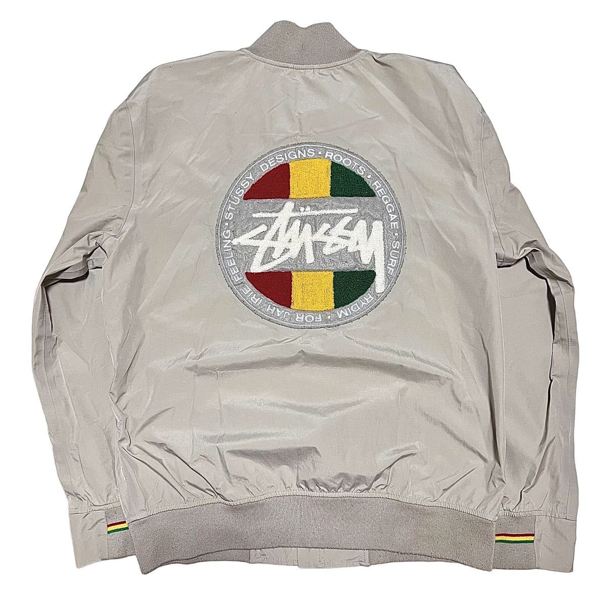 希少 レア Stussy ステューシー 90s ラスタ ワッペン ナイロン