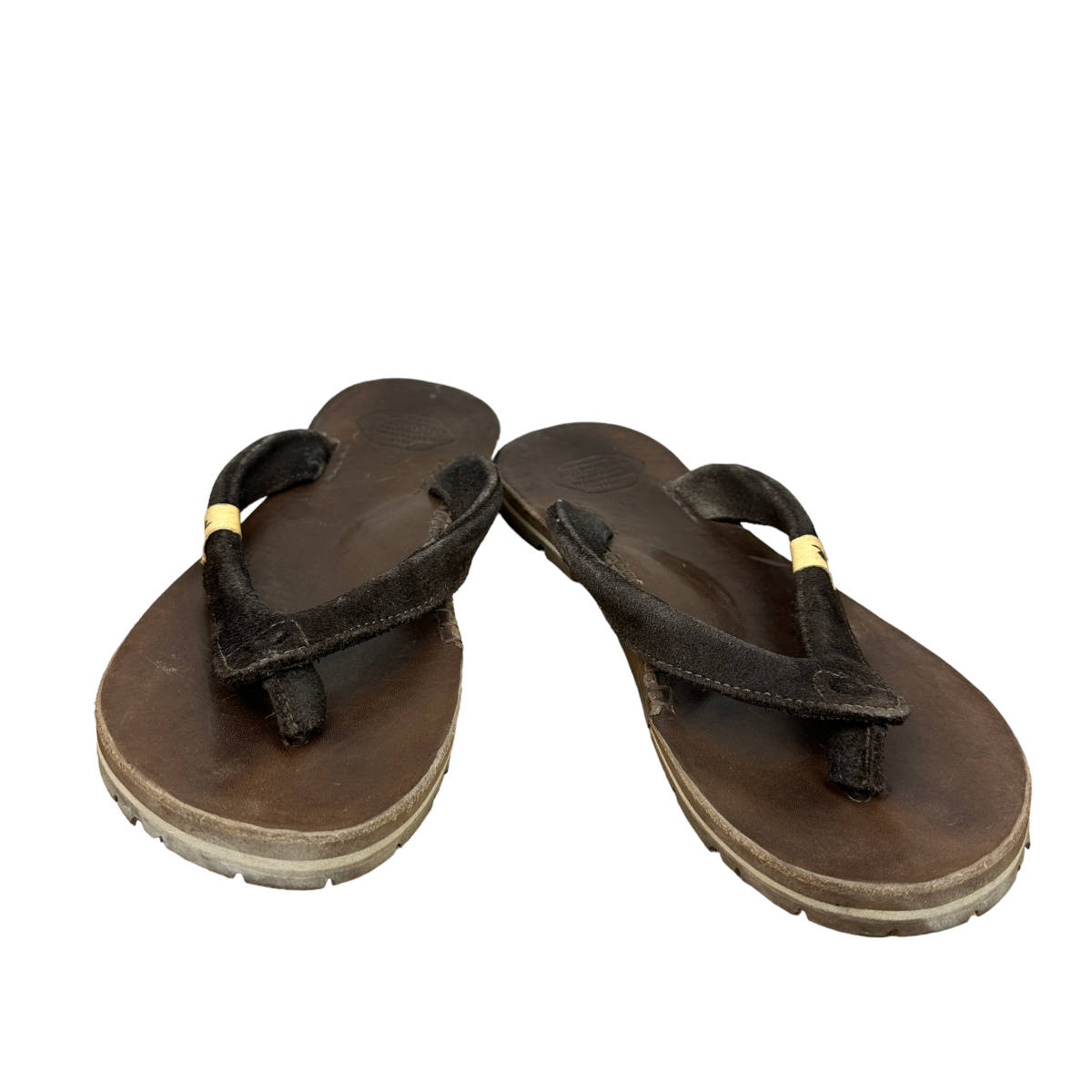 VISVIM(ビズビム) WOOL SANDAL (brown)_画像2