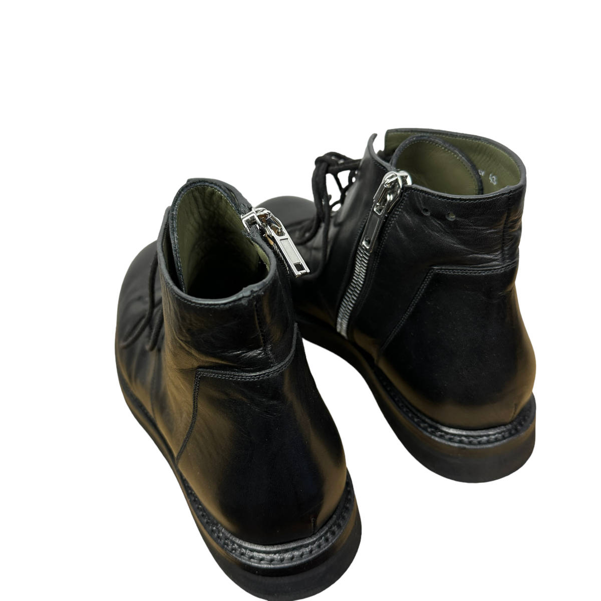 Rick Owens (リックオウエンス) Leather Monkey Boots | noonanwaste.com