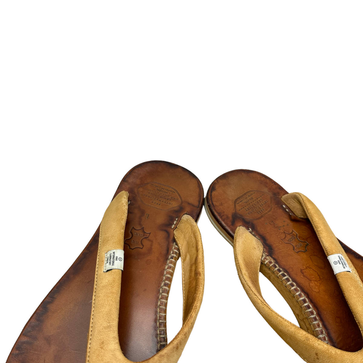 VISVIM(ビズビム) LAMA SANDAL-FOLK LT.BROWN | transparencia