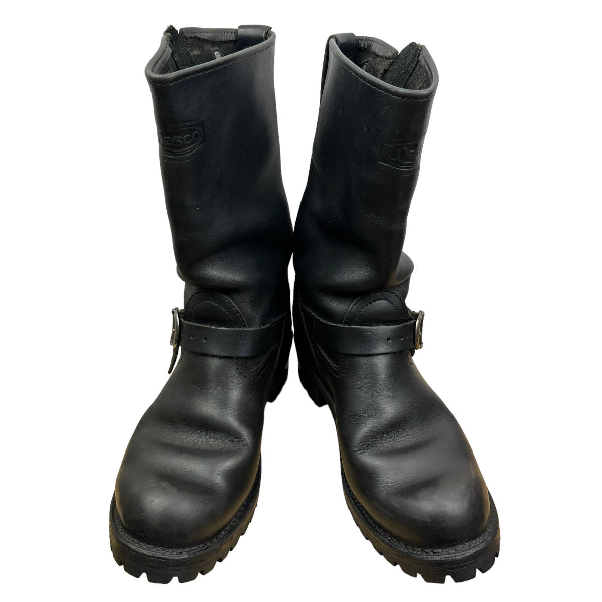 柔らかい CHROME HEARTS(クロムハーツ) WESCO BOSS LEATHER BOOTS