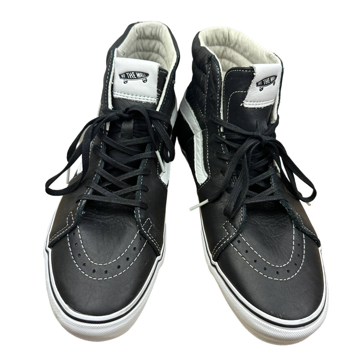 VANS(バンズ) OFF THE WALL LEATHER SHOES (black)