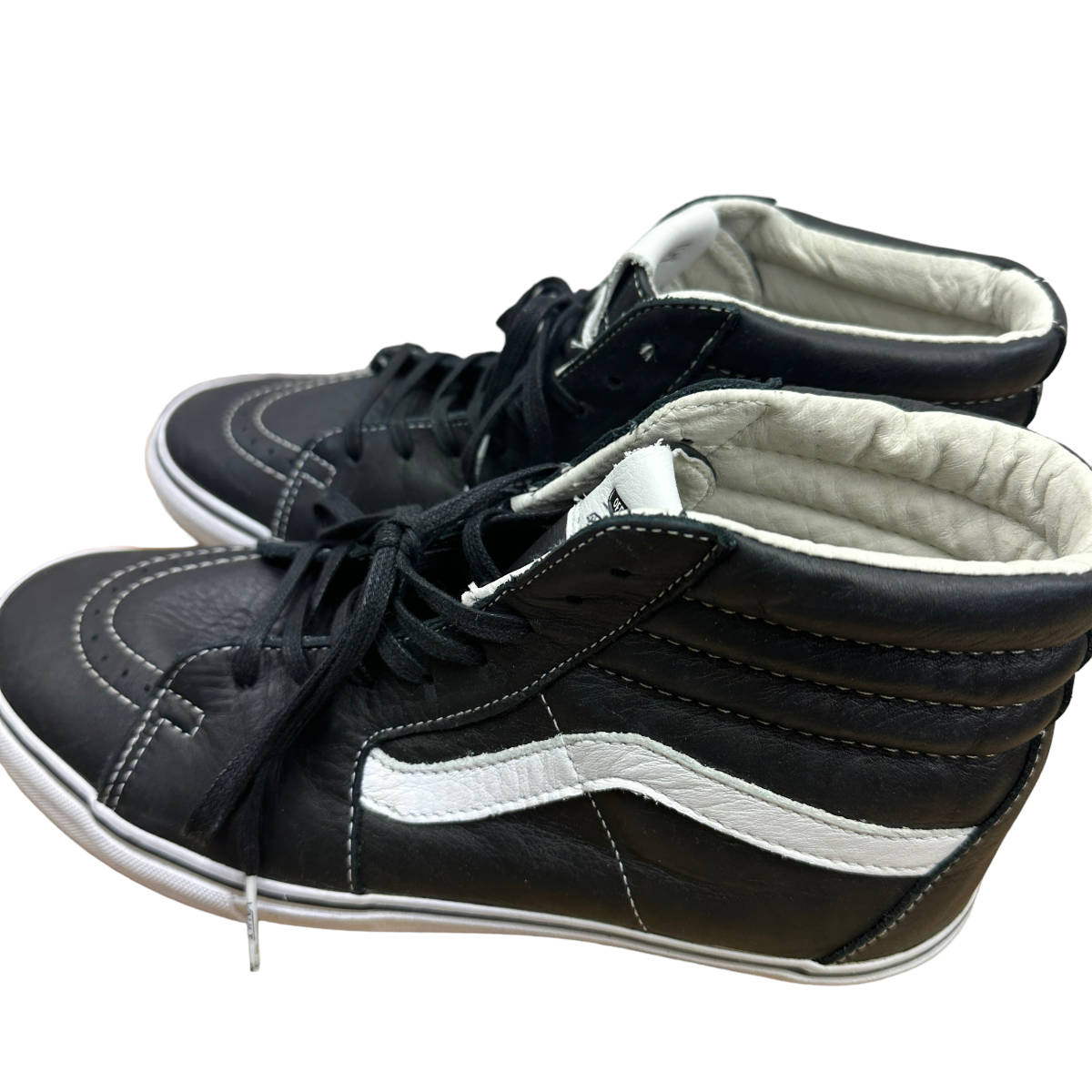 VANS(バンズ) OFF THE WALL LEATHER SHOES (black)